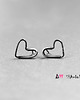 kolczyki wire wrapping kolczyki LOVE
