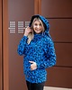 bluza z kapturem damska Bluza damska w kwiaty z dużym kapturem