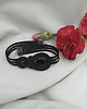 bransoletki soutache Bransoletka sutasz, czarna delikatna bransoletka
