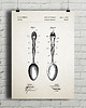plakaty Łyżka - patent - plakat techniczny
