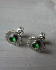 kolczyki wire wrapping -zielonookie -