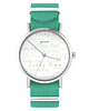 zegarki unisex Zegarek - Lucky day - turkusowy, nylonowy