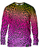 bluza bez kaptura damska Bluza Bez Kaptura Damska DR.CROW Multicolor Leopard