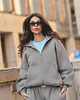 bluza z kapturem damska Bluza z kapturem PUFFA ZIP Shadow damska