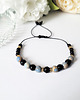 bransoletki z kamieni naturalnych OCHRANIA i łagodzi stres- Queen of dark z Turmalinem- błękit