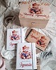 Chrzest - inne ZESTAW MIŚ Z KSIĄŻKĄ personalizowany, prezent na Chrzest, roczek, narodziny