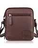 torby i nerki męskie Listonoszka męska skórzana brązowa saszetka na ramię AY-27-BR