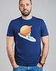 t-shirty męskie Bawełniany T-shirt z nadrukiem - Cebulak