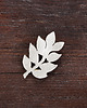 broszki Broszka srebrny liść jesionu (mała)