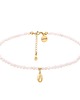 chokery Choker z pereł naturalnych ze złotą muszelką