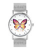 zegarki damskie Zegarek - Motyl - bransoleta mesh