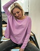 bluzki z długim rękawem damskie Lawendowa bluzka