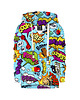 bluzy dla dziewczynki Bluza Dziewczynka DR.CROW Komiks Blue