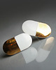 kolczyki ceramiczne GOLD PILL/stal chirurgiczna/