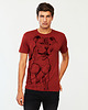 t-shirty męskie Staffordshire Bull Terrier Dog Men's T-shirt marsala