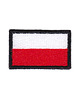 naszywki na ubrania Naszywka naprasowanka FLAGA POLSKI termo haft POLSKIE 4x2,5cm