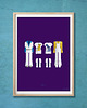 plakaty Plakat ABBA - fine art