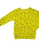 bluzy dla chłopców BUGZY bluza pajęczyna na limonce 104-134