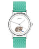 zegarki damskie Zegarek - Jeżyk - silikonowy, turkus