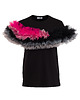 t-shirt damskie T-shirt z tiulem