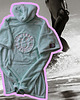 bluza z kapturem damska Poncho Biggy Pastel Mint