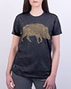 t-shirt damskie Koszulka damska DZIK grafitowa -
