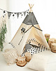 namioty i tipi dla dzieci namiot tipi, wigwam indiański BLACK&WHITE