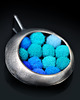 pierścionki srebrne Pierścionek Srebrny wisiorek TURQUOISE MELANGE