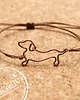 bransoletki wire wrapping Druciak - jamnik