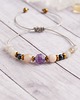 bransoletki z kamieni naturalnych RYBY - zodiac collection - SZAFIR, AMETYST, OPAL