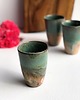kubki Kubek ceramiczny bez uszka, czarka - Borówka