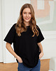 t-shirt damskie T-shirt Voila Czarny