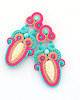 kolczyki soutache Spacer brzegiem morza 2