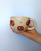 kubki Ceramiczny ręcznie robiony kubek w precelki