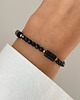 bransoletki z kamieni naturalnych Bransoletka na gumce czarny turmalin