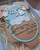 kartki scrapbooking Kartka z okazji narodzin synka (w pudełku)