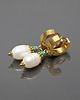 kolczyki pozłacane Kolczyki pozłacane Pearls [white] perły vol. 23