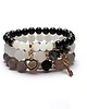 bransoletki z kamieni naturalnych Black, grey and white vol.2 /12.04.2022/ -  set