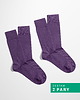 skarpetki damskie Skarpetki Essential - Regal Plum - Fioletowy - Zestaw 2 pary (unisex)