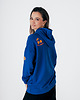 bluza z kapturem damska Bluza damska z kapturem Mon Cherie w paryskim stylu, Szafir