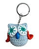 breloki Szydełkowa sowa, sówka - brelok do kluczy