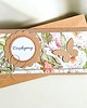 kartki scrapbooking Podziękowanie : dziękujemy : kartka-kopertówka : kwiaty