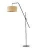 lampy podłogowe Rattanowa lampa stojąca z regulowanym ramieniem w stylu boho BILBAO BOHO