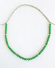 korale Green lekki naszyjnik lniany