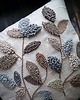 poduszki plecione Poduszka kwiaty punch needle boho natural