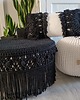 pufy do siedzenia Pufa podnóżek Boho macrame