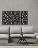 inne DEKORACYJNY TRYPTYK AŻUROWY, KWIATOWA ORNAMENTYKA, DEKORACJA ŚCIENNA 3D, 80 x