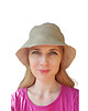 kapelusze damskie Bucket hat kapelusz kubełkowy czapka rybacka składany kapelusz  beżowy