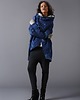 płaszcze damskie NUBEE - ASYMMETRY HOOD - Płaszcz Jeans 