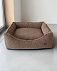 legowiska dla psów i kotów Legowisko Kanapa Boucle brązowa Premium   Pieski Dwa